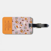 Gilmore Girls | Luke's Diner Coffee Pattern Bagagelabel (Achterkant horizontaal)