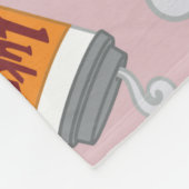 Gilmore Girls | Luke's Diner Coffee Pattern Fleece Deken (Hoek)