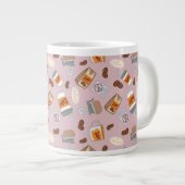Gilmore Girls | Luke's Diner Coffee Pattern Grote Koffiekop (Voorkant rechts)