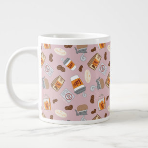 Gilmore Girls   Luke's Diner Coffee Pattern Grote Koffiekop