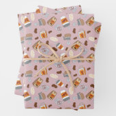 Gilmore Girls | Luke's Diner Coffee Pattern Inpakpapier Vel (In situ)