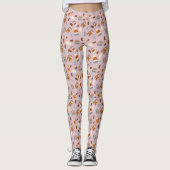 Gilmore Girls | Luke's Diner Coffee Pattern Leggings (Voorkant)