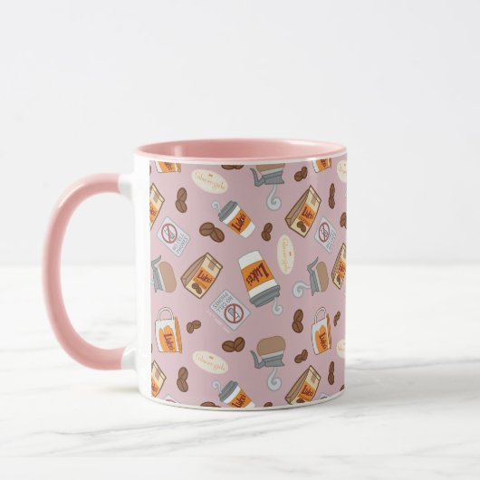 Gilmore Girls | Luke's Diner Coffee Pattern Mok (Links)