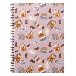 Gilmore Girls Luke's Diner Coffee Pattern Notitieboek