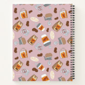 Gilmore Girls | Luke's Diner Coffee Pattern Notitieboek (Achterkant)