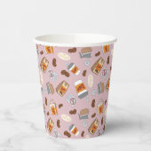 Gilmore Girls | Luke's Diner Coffee Pattern Papieren Bekers (Links)
