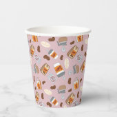 Gilmore Girls | Luke's Diner Coffee Pattern Papieren Bekers (Voorkant)