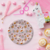 Gilmore Girls | Luke's Diner Coffee Pattern Papieren Bordje (Feest)