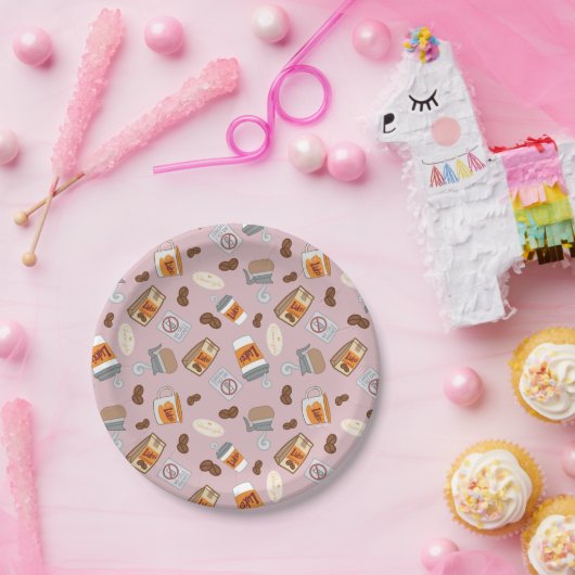 Gilmore Girls | Luke's Diner Coffee Pattern Papieren Bordje (Feest)