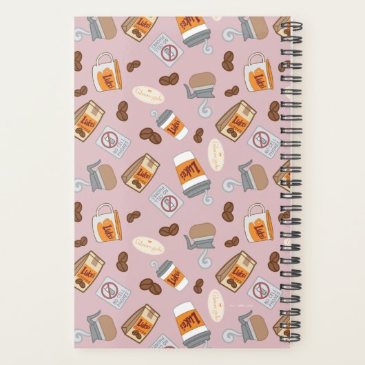 Gilmore Girls | Luke's Diner Coffee Pattern Planner (Achterkant)