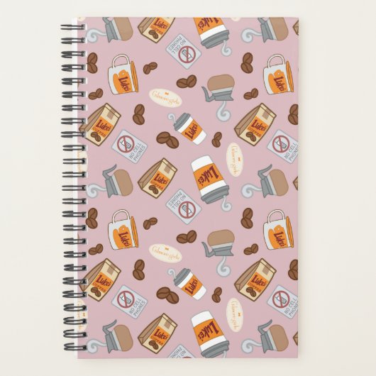Gilmore Girls | Luke's Diner Coffee Pattern Planner (Voorkant)