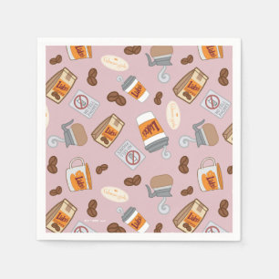 Gilmore Girls Luke's Diner Coffee Pattern Servet