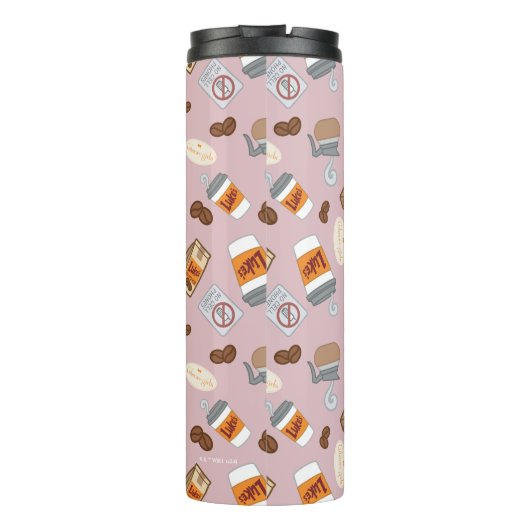 Gilmore Girls | Luke's Diner Coffee Pattern Thermosbeker (Achterkant)