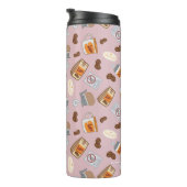 Gilmore Girls | Luke's Diner Coffee Pattern Thermosbeker (Geroteerd rechts)