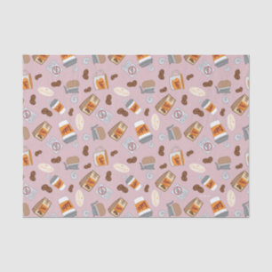 Gilmore Girls   Luke's Diner Coffee Pattern Tissuepapier
