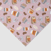 Gilmore Girls | Luke's Diner Coffee Pattern Tissuepapier (Detail)