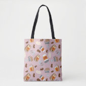 Gilmore Girls | Luke's Diner Coffee Pattern Tote Bag (Voorkant)