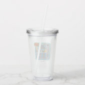 Gilmore Girls | Luke's Diner Graphic Acryl Drinkbeker (Achterkant)
