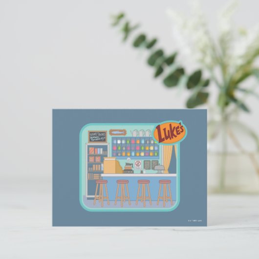 Gilmore Girls | Luke's Diner Graphic Briefkaart (Staand voorkant)