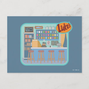 Gilmore Girls   Luke's Diner Graphic Briefkaart