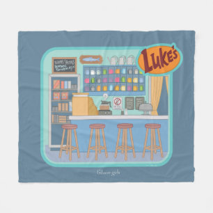 Gilmore Girls Luke's Diner Graphic Fleece Deken