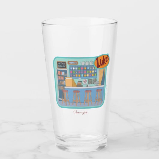 Gilmore Girls | Luke's Diner Graphic Glas (Voorkant)