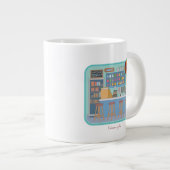 Gilmore Girls | Luke's Diner Graphic Grote Koffiekop (Voorkant rechts)