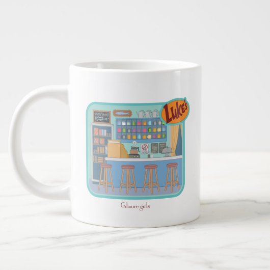 Gilmore Girls | Luke's Diner Graphic Grote Koffiekop (Links)