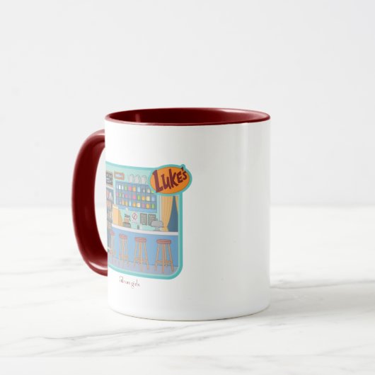 Gilmore Girls | Luke's Diner Graphic Mok (Voorkant links)