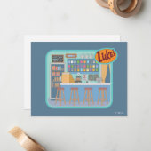 Gilmore Girls | Luke's Diner Graphic Notitiekaartje (Voorkant / Achterkant in situ)