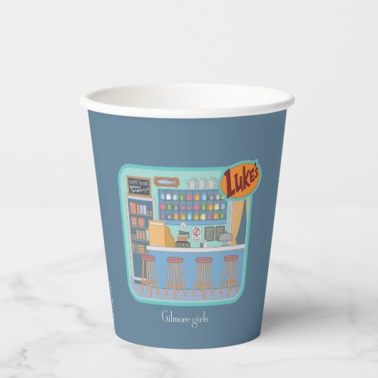Gilmore Girls | Luke's Diner Graphic Papieren Bekers (Voorkant)