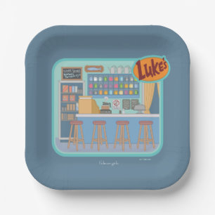Gilmore Girls   Luke's Diner Graphic Papieren Bordje