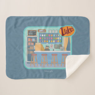 Gilmore Girls   Luke's Diner Graphic Sherpa Deken