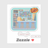 Gilmore Girls | Luke's Diner Graphic Sticker (Vel)