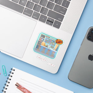 Gilmore Girls Luke's Diner Graphic Sticker
