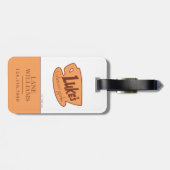 Gilmore Girls Luke's Diner Logo Bagagelabel (Achterkant horizontaal)