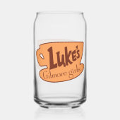Gilmore Girls Luke's Diner Logo Blikvorm Glas (Achterkant)