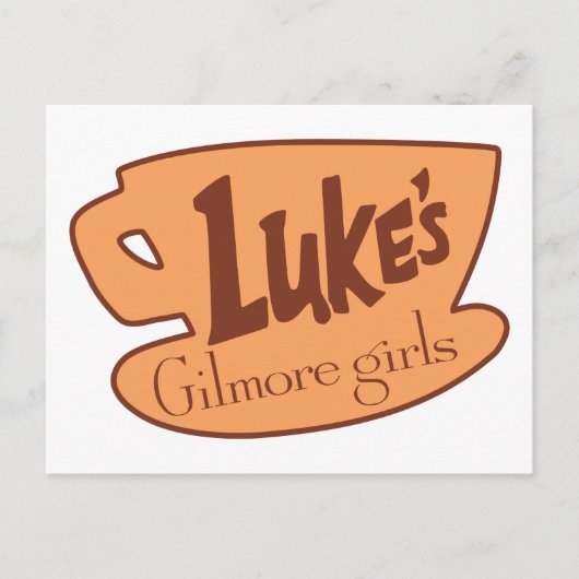 Gilmore Girls Luke's Diner Logo Briefkaart (Voorkant)