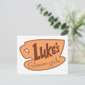 Gilmore Girls Luke's Diner Logo Briefkaart (Staand voorkant)