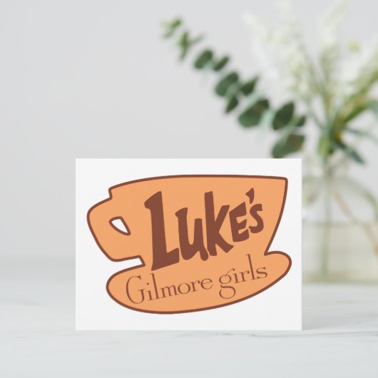 Gilmore Girls Luke's Diner Logo Briefkaart (Staand voorkant)