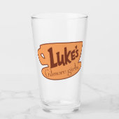 Gilmore Girls Luke's Diner Logo Glas (Voorkant)