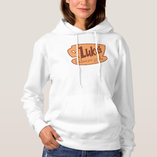 Gilmore Girls Luke's Diner Logo Hoodie (Voorkant)