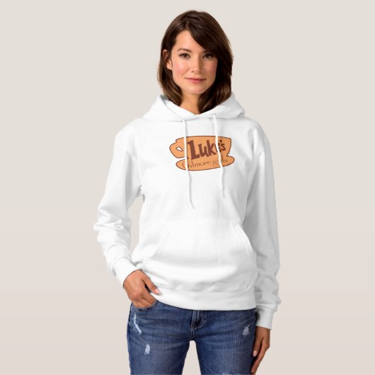 Gilmore Girls Luke's Diner Logo Hoodie (Voorkant volledig)