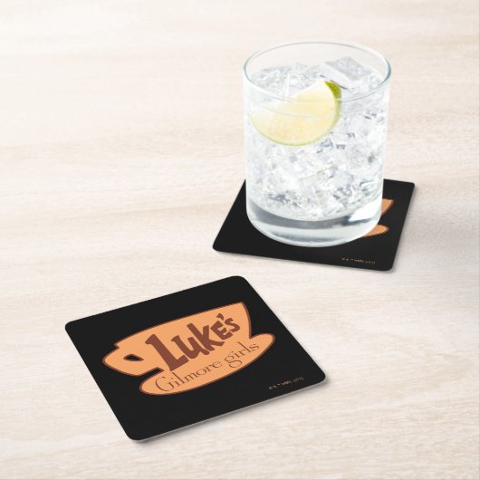 Gilmore Girls Luke's Diner Logo Kartonnen Onderzetters (Insitu)