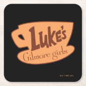 Gilmore Girls Luke's Diner Logo Kartonnen Onderzetters (Voorkant)