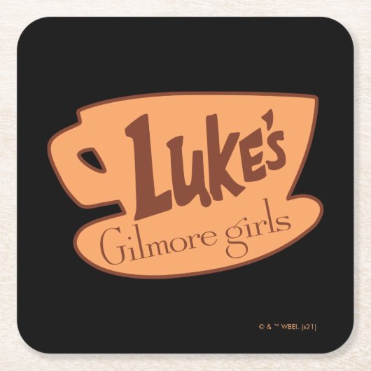 Gilmore Girls Luke's Diner Logo Kartonnen Onderzetters (Voorkant)