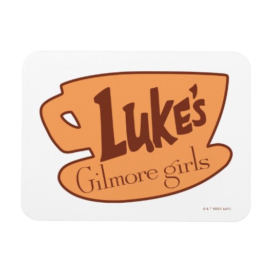 Gilmore Girls Luke's Diner Logo Magneet (Horizontaal)