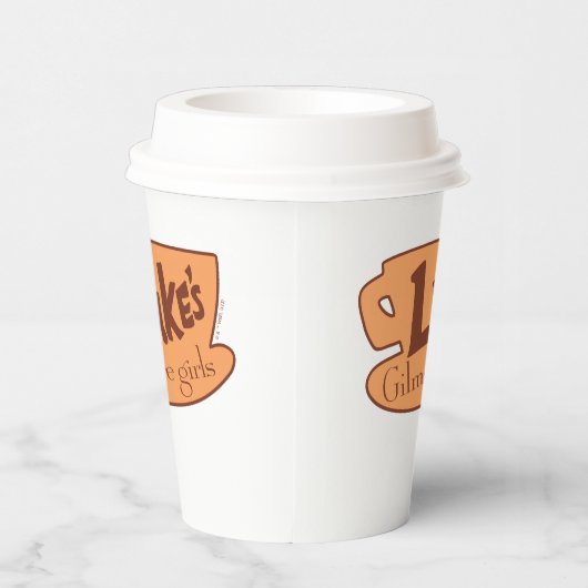 Gilmore Girls Luke's Diner Logo Papieren Bekers (Rechts)