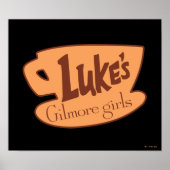 Gilmore Girls Luke's Diner Logo Poster (Voorkant)