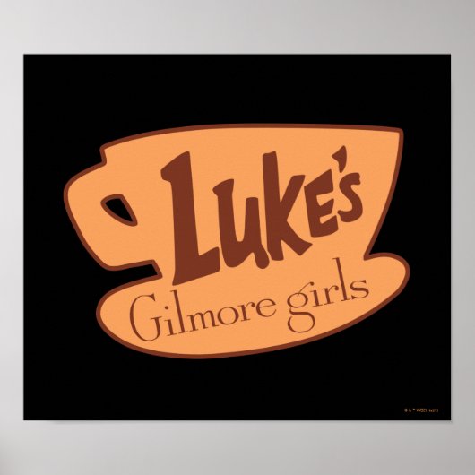 Gilmore Girls Luke's Diner Logo Poster (Voorkant)